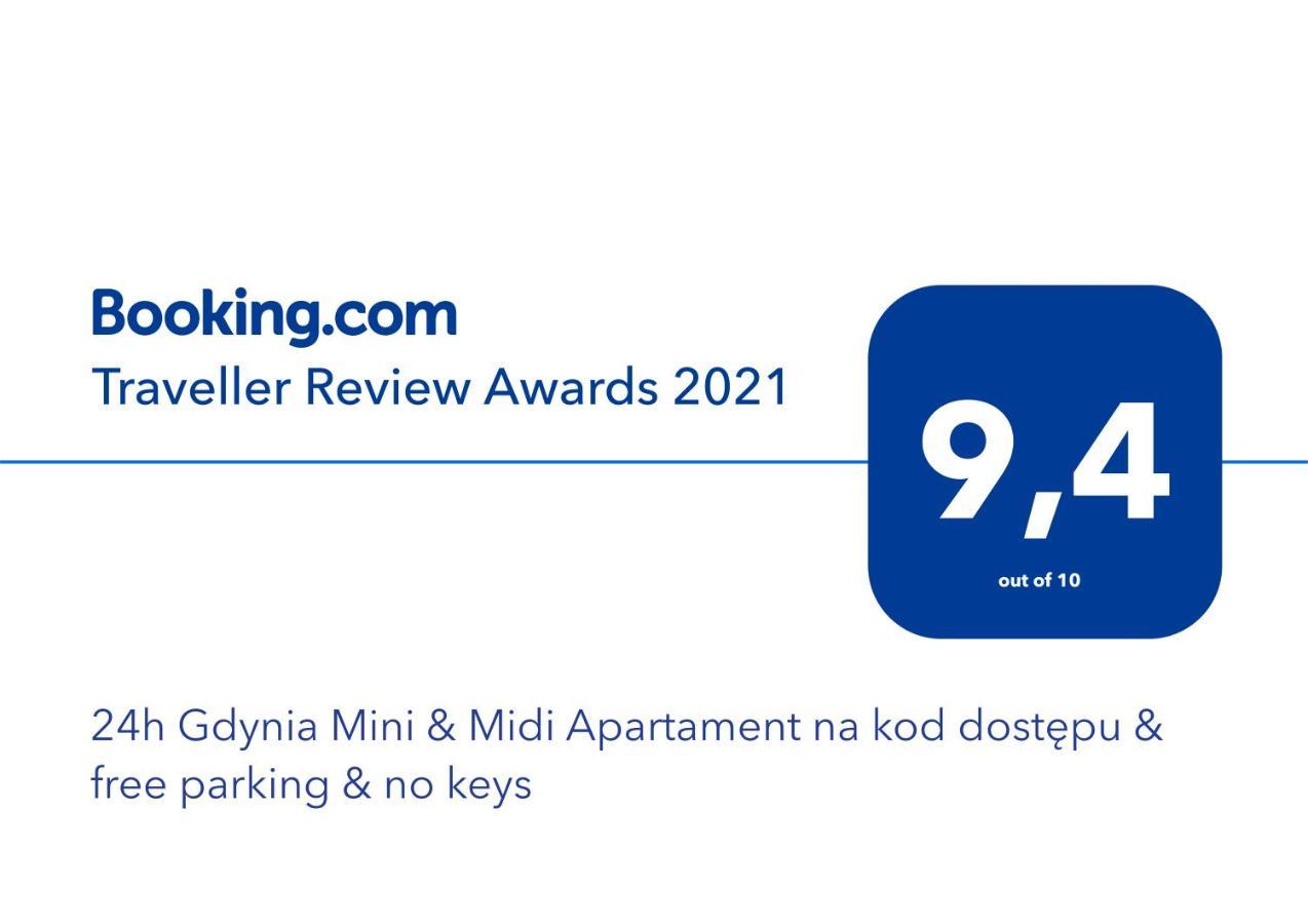 24H Gdynia Mini Apartamenty Na Kod Dostepu & Free Parking & No Keys المظهر الخارجي الصورة